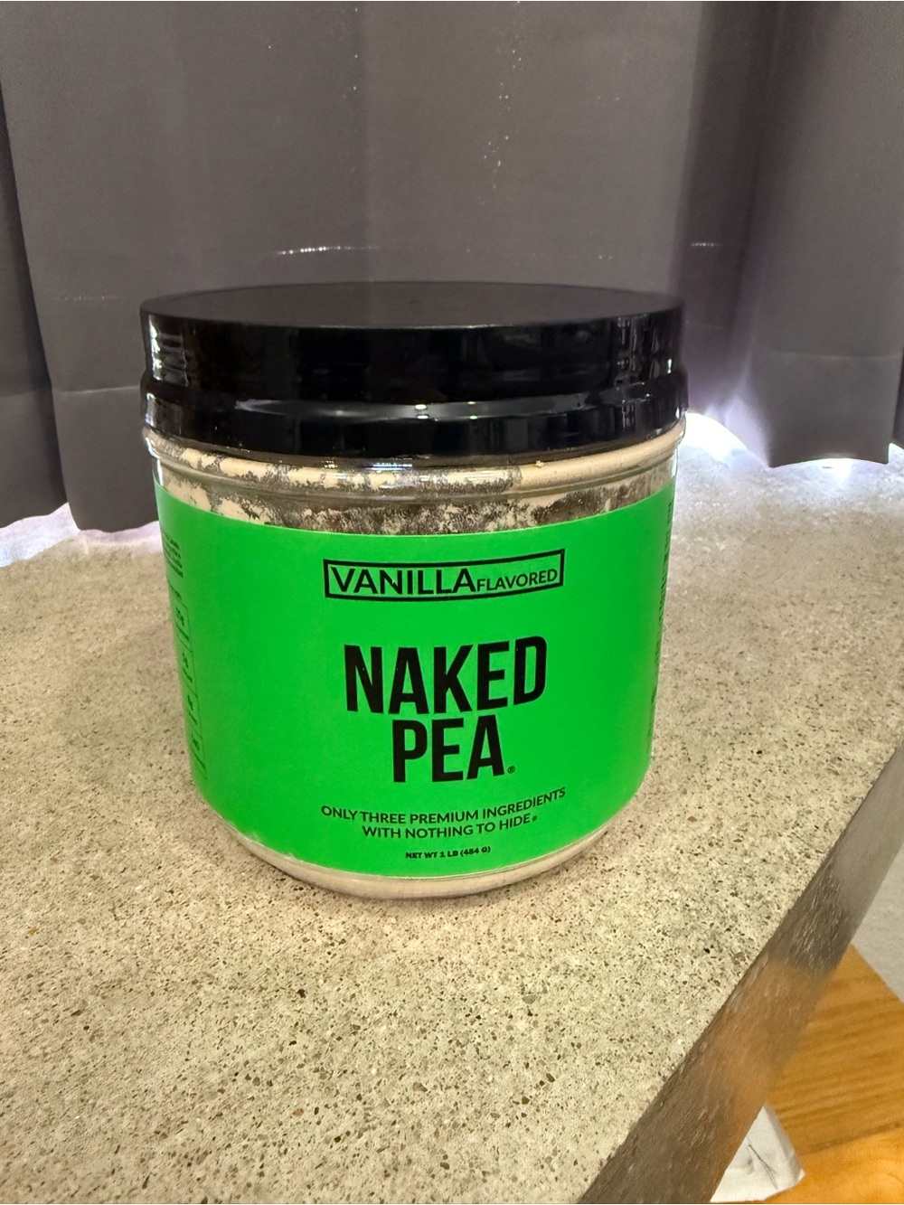 Vanilla Flavored Naked Pea Protein
